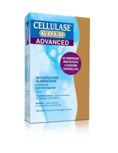 Cellulase Gold Advanced Integratore Anticellulite 40 Compresse